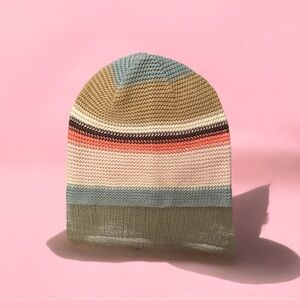 Women’s Multicolor Stripe Beanie (NWOT)